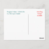 Antiek pick-up truck Briefkaart #1- aanpassen (Achterkant)