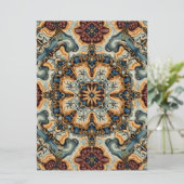 Antiek picknickmat kaart (Staand voorkant)