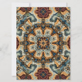 Antiek picknickmat kaart (Achterkant)