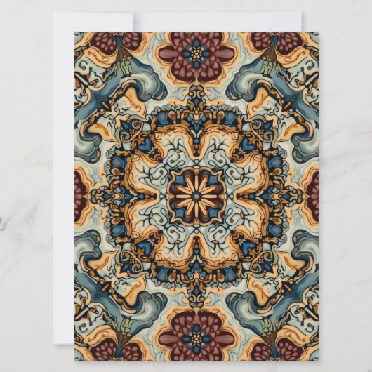 Antiek picknickmat kaart (Voorkant)