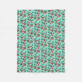 Antiek Pickup Truck-kerstboompattren Fleece Deken