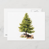 Antiek pingstructuur afdrukken briefkaart (Voorkant / Achterkant)