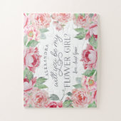 Antiek pioen | Gepersonaliseerd worden Mijn Bloeme Legpuzzel (Verticaal)