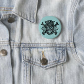 Antiek Pirate Nurse Ronde Button 5,7 Cm (In situ)