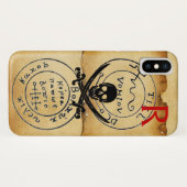 ANTIEK PIRATEN VOOR DE BEHANDELING, SCHAAL EN SCHO Case-Mate iPhone CASE (Achterkant (horizontaal))