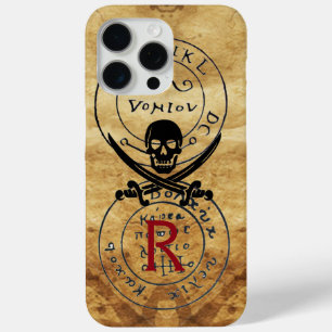 ANTIEK PIRATEN VOOR DE BEHANDELING, SCHAAL EN SCHO iPhone 15 PRO MAX HOESJE