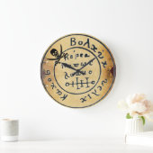 ANTIEK PIRATEN VOOR DE BEHANDELING, SCHAAL EN SCHO GROTE KLOK (Huis)