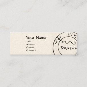 ANTIEK PIRATEN VOOR DE BEHANDELING, SCHAAL EN SCHO MINI VISITEKAARTJE