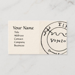 ANTIEK PIRATEN VOOR DE BEHANDELING, SCHAAL EN SCHO VISITEKAARTJE