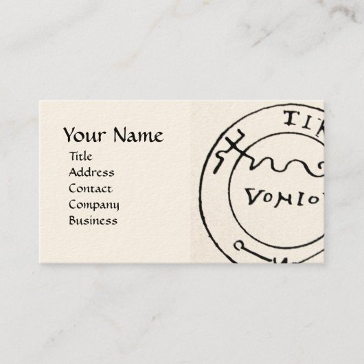 ANTIEK PIRATEN VOOR DE BEHANDELING, SCHAAL EN SCHO VISITEKAARTJE (Voorkant)