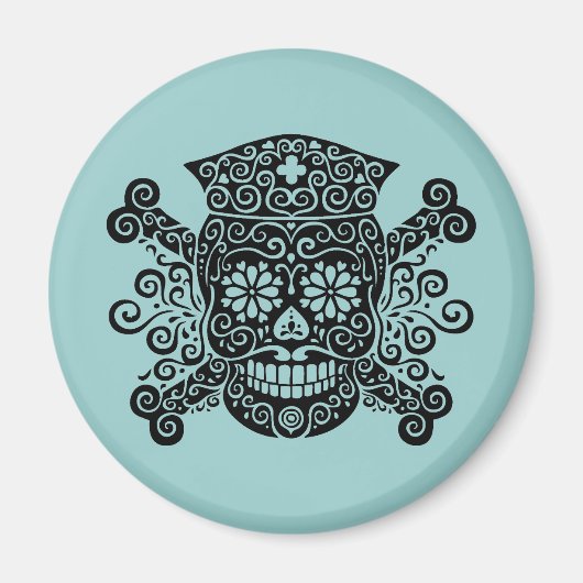 Antiek piratenverpleegster magneet (Voorkant)