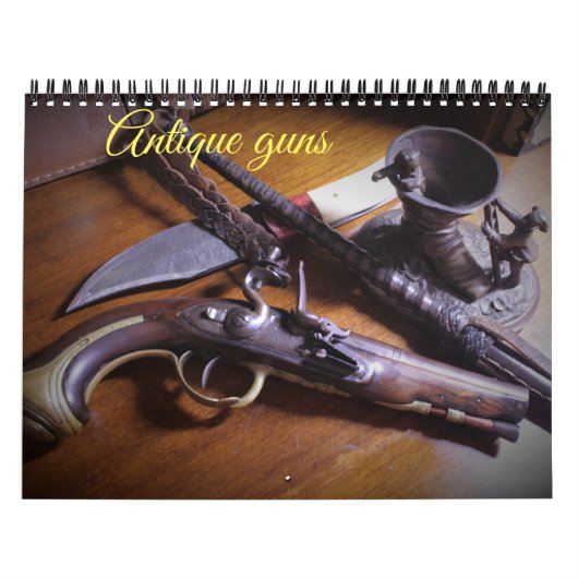 Antiek pistolen fotokalender kalender (Hoes)