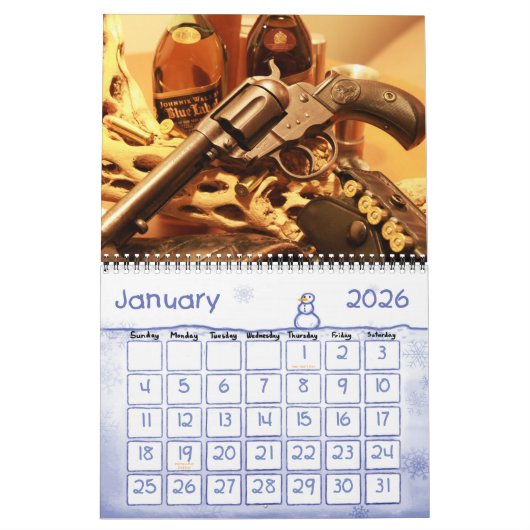 Antiek pistolen kalender 2016 (Jan 2026)