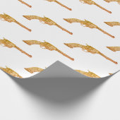 Antiek Pistool Cadeaupapier (Hoek)