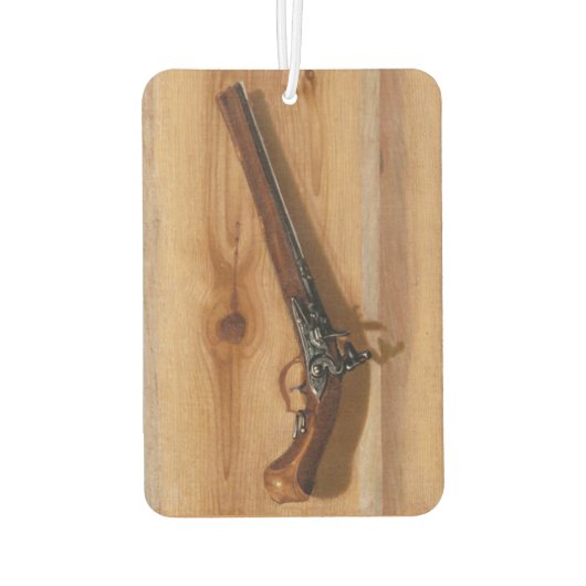 Antiek pistool trompe l'oeil luchtverfrisser (Achterkant)