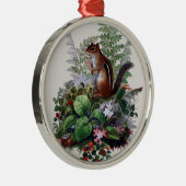 Antiek Planten van Woodland en Chipmunk Ornament (Rechts)