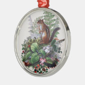 Antiek Planten van Woodland en Chipmunk Ornament (Links)