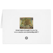 Antiek plattegrond van Amsterdam, Nederland (Achterkant Horizontaal)