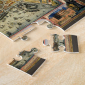 Antiek plattegrond van Amsterdam, Nederland Legpuzzel (Zijkant)