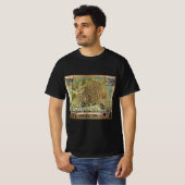 Antiek plattegrond van Amsterdam, Nederland T-shirt (Voorkant volledig)