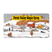 Antiek Plattelandsdeeg Kunstlabel Boerderij Etiket (Voorkant)