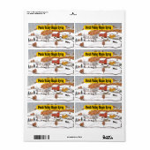 Antiek Plattelandsdeeg Kunstlabel Boerderij Etiket (Full Sheet)