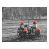 Antiek ploeg foto afdruk (Voorkant)