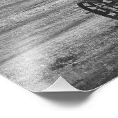 Antiek ploeg foto afdruk (Hoek)