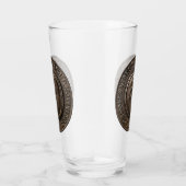 Antiek pompoenmunt glas (Rechts)