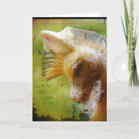 Antiek Pony Kaart (Voorkant)