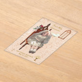 Antiek pop Eerste Communie Acryl Keepsake Uitnodigingen (Laagn)