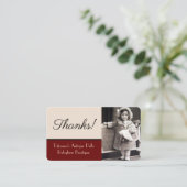 Antiek poppen Visitekaartjes Rubylane Ebay Etsy (Staand voorkant)