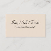 Antiek poppen Visitekaartjes Rubylane Ebay Etsy (Achterkant)