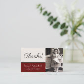 Antiek poppen Visitekaartjes Rubylane Ebay Etsy (Staand voorkant)