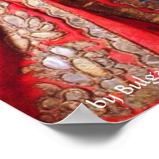 ANTIEK POPPETS MASQUERADE COSTUME PARTY MONOGRAM POSTER (Hoek)