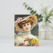  Antiek portretten en illustraties van vrouwen Briefkaart (Staand voorkant)