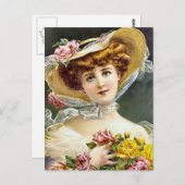  Antiek portretten en illustraties van vrouwen Briefkaart (Voorkant / Achterkant)