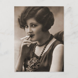  Antiek portretten en illustraties van vrouwen Briefkaart