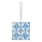 Antiek  Portugees Tegels Azulejo Kerstmis Decoratie (Rechts)