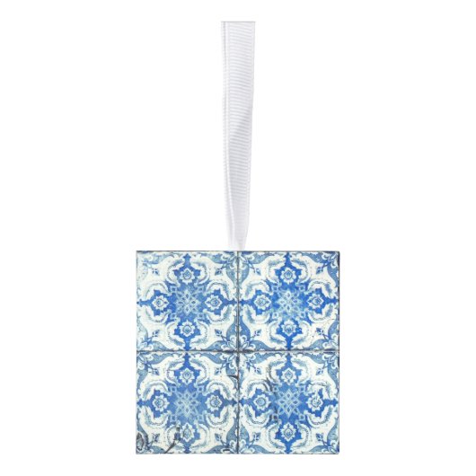 Antiek  Portugees Tegels Azulejo Kerstmis Decoratie (Rechts)