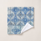 Antiek  Portugees Tiles Pattern - Azulejo Bad Handdoek (Wasdoekje)