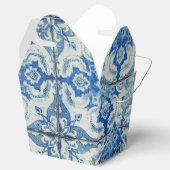 Antiek  Portugees Tiles Pattern - Azulejo Bedankdoosjes (Geopend)