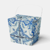 Antiek  Portugees Tiles Pattern - Azulejo Bedankdoosjes (Voorkant Zijde)