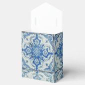 Antiek  Portugees Tiles Pattern - Azulejo Bedankdoosjes (Geopend)