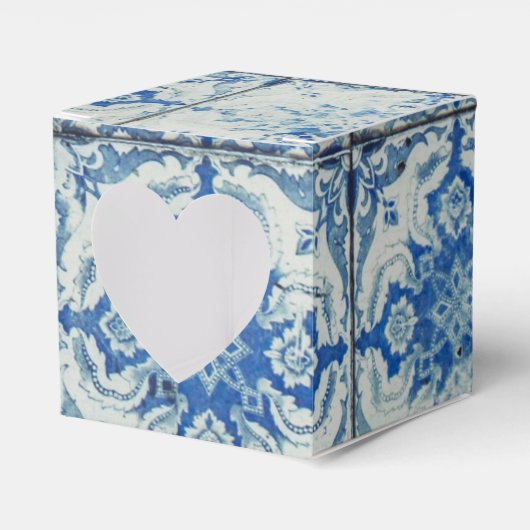 Antiek Portugees Tiles Pattern - Azulejo Bedankdoosjes (Voorkant Zijde)