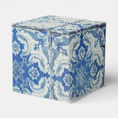 Antiek Portugees Tiles Pattern - Azulejo Bedankdoosjes (Achterkant)