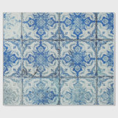 Antiek  Portugees Tiles Pattern - Azulejo Cadeaupapier (Vlak)