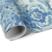 Antiek  Portugees Tiles Pattern - Azulejo Cadeaupapier (Rol Hoek)