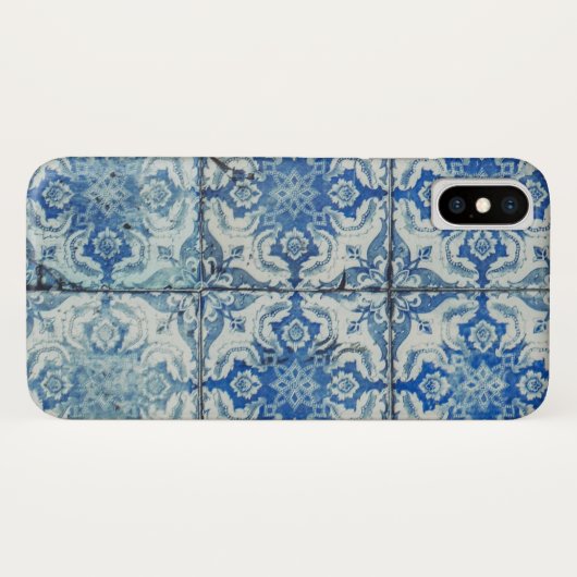 Antiek  Portugees Tiles Pattern - Azulejo Case-Mate iPhone Case (Achterkant (horizontaal))