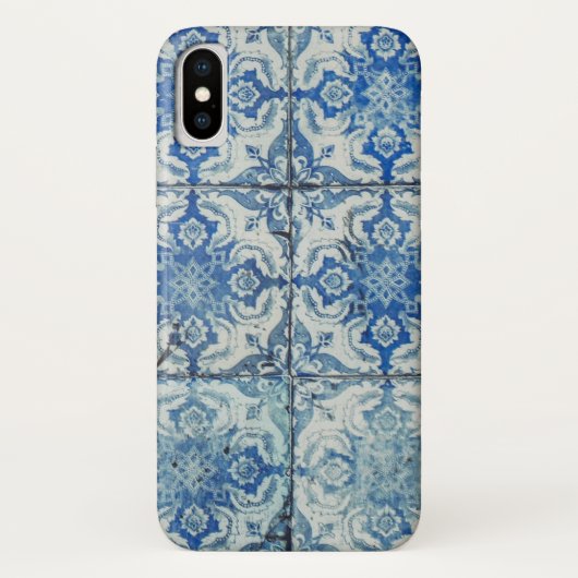 Antiek  Portugees Tiles Pattern - Azulejo Case-Mate iPhone Case (Achterkant)
